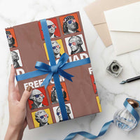 Freedom Squad Founding Fathers Wrapping Paper Roll American Revolution 4th of July