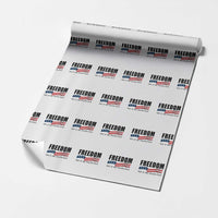 Freedom This Is The Turning Point Wrapping Paper Roll True Patriot Liberty Defender American Flag - Wonder Print Shop