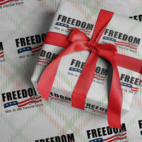 Freedom This Is The Turning Point Wrapping Paper Roll True Patriot Liberty Defender American Flag - Wonder Print Shop