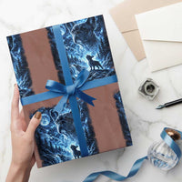 French Bulldog Howling To The Moon Wrapping Paper Roll Vintage Graphic Dog Lovers Silly Frenchy Bulldog Mom