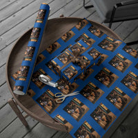 French Bulldog Iced Coffee Wrapping Paper Roll Grunge Frenchie Graphic Funny Dog Lover