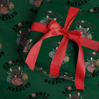 French Bulldog Wrapping Paper Roll Crochet Makes Me Feel Less Murdery - Wonder Print Shop
