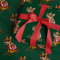 Frenchie Fries Wrapping Paper Roll Funny French Bulldog Lover Gift - Wonder Print Shop