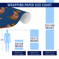 Frenchie Fries Wrapping Paper Roll Funny French Bulldog Lover Gift - Wonder Print Shop