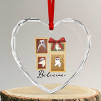 Fresno Nightcrawler Cryptid Christmas Believe Gift Heart Crystal Glass Ornament - Wonder Print Shop