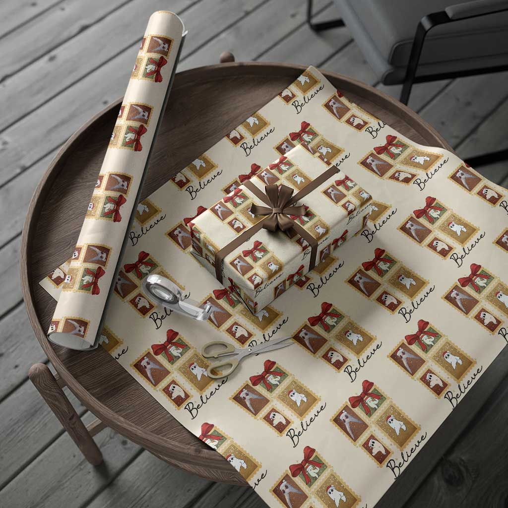 Fresno Nightcrawler Cryptid Christmas Believe Gift Wrapping Paper Roll - Wonder Print Shop