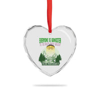 Fresno Nightcrawler Heart Crystal Glass Ornament Everyone Is Gangster Til The Pants Start Walkin - Wonder Print Shop