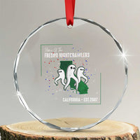 Fresno Nightcrawlers Crystal Glass Ornament Home Of California Cryptid Gift - Wonder Print Shop