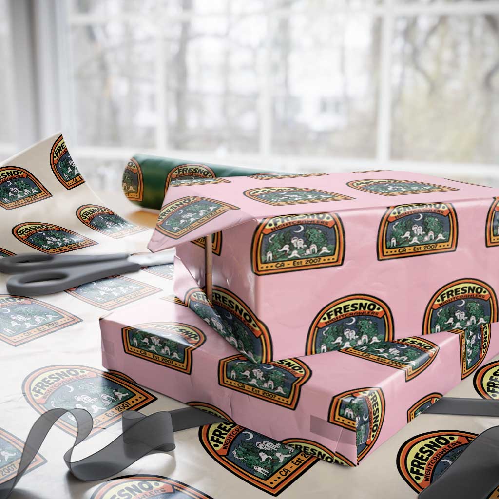 Fresno Nightcrawlers Folklore Gift Wrapping Paper Roll Home Of California Cryptids - Wonder Print Shop