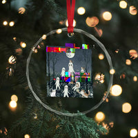 Fresno Nightkittens Nightcrawler Crystal Glass Ornament Funny Horror Cat Cryptid Lover Gift - Wonder Print Shop