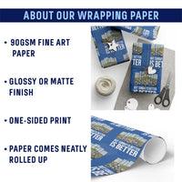 Friday is Good Sunday is Better Wrapping Paper Roll Christian Easter