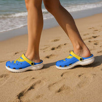 Friuli-Venezia Giulia Italy Clogs Shoes Flag Color Inspiration - Wonder Print Shop