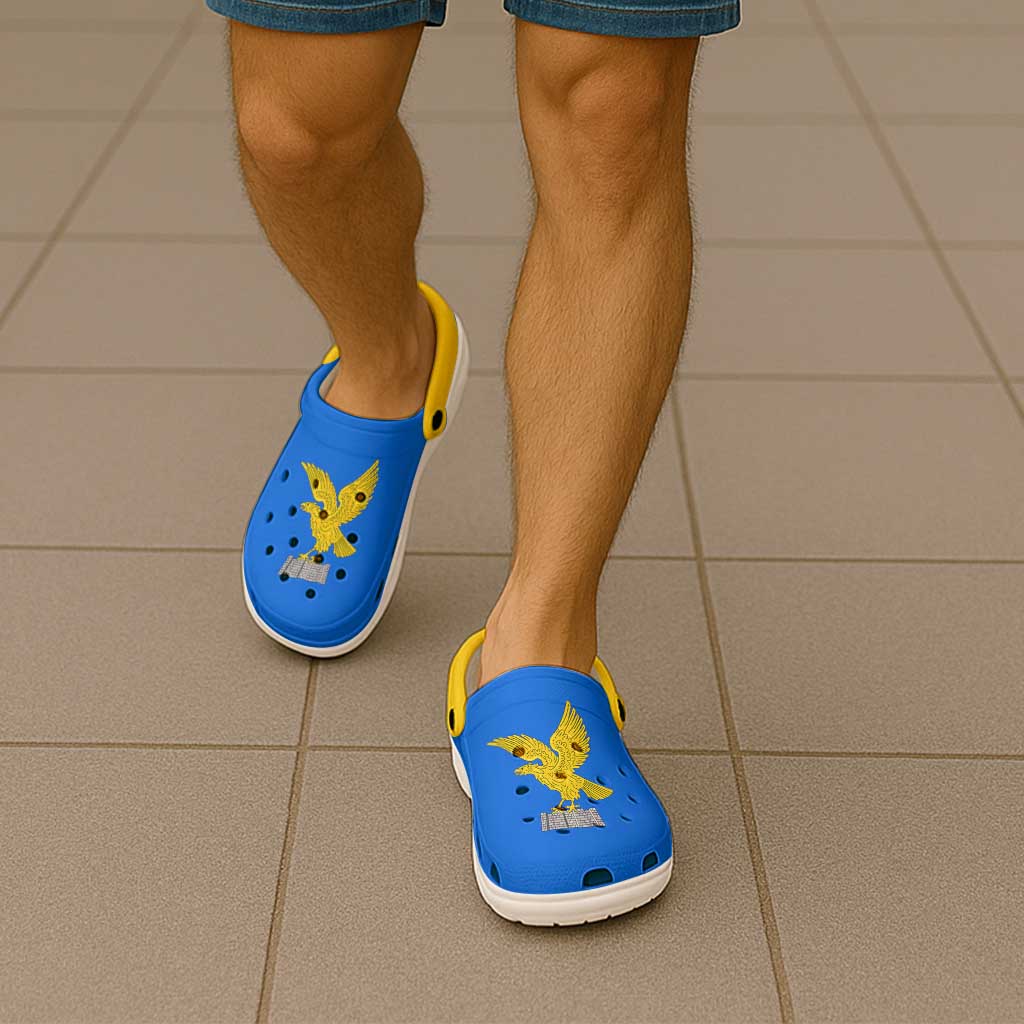 Friuli-Venezia Giulia Italy Clogs Shoes Flag Color Inspiration - Wonder Print Shop