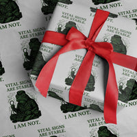 Frog Medic Wrapping Paper Roll Funny Animal EMT Emergency Health Workers