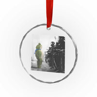 Frog Resist Crystal Glass Ornament Free Portland Oregon Freedom Fighters - Wonder Print Shop