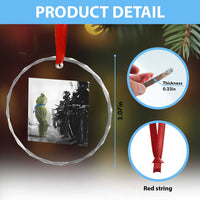 Frog Resist Crystal Glass Ornament Free Portland Oregon Freedom Fighters - Wonder Print Shop