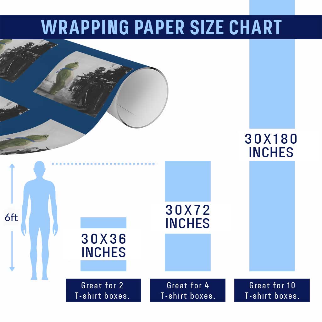 Frog Resist Wrapping Paper Roll Free Portland Oregon Freedom Fighters - Wonder Print Shop