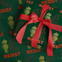 Frog Resist Wrapping Paper Roll Free Portland Political Satire - Wonder Print Shop