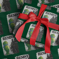 Frog Resist Wrapping Paper Roll Portland Frog Activist Protest City Art - Wonder Print Shop