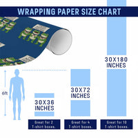 Frogs Against Fascism Wrapping Paper Roll Funny Portland Meme Humor Gift - Wonder Print Shop