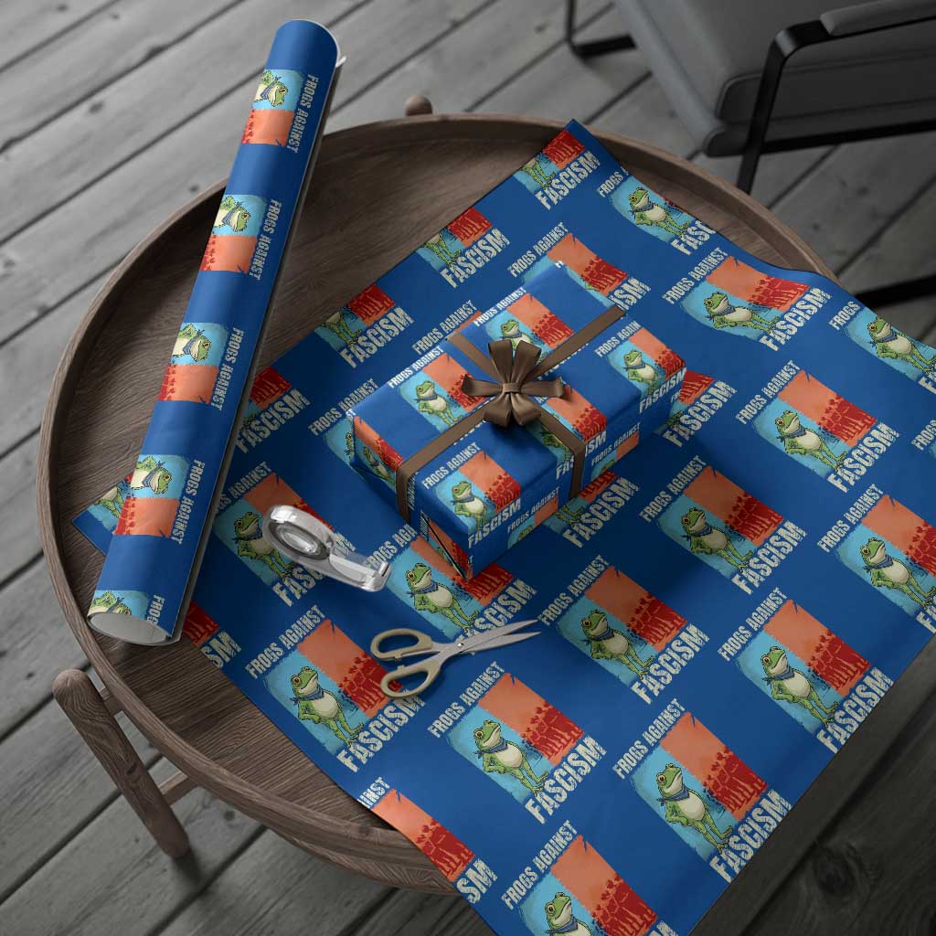 Frogs Against Fascism Wrapping Paper Roll Portland Protest Vintage Meme Gift - Wonder Print Shop