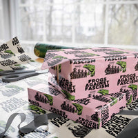 Frogs Against Fascism Wrapping Paper Roll Resist 2025 Free Portland Protest - Wonder Print Shop