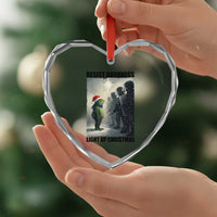 Frogs Resist Christmas Heart Crystal Glass Ornament Funny Portland Protest ICE Activist Meme - Wonder Print Shop