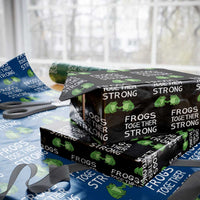 Frogs Together Strong Wrapping Paper Roll Free Portland Oregon Unity Meme - Wonder Print Shop