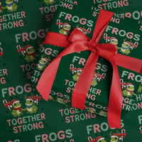 Frogs Together Strong Wrapping Paper Roll Funny Portland Xmas Resist Gift - Wonder Print Shop