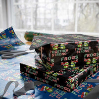 Frogs Together Strong Wrapping Paper Roll Funny Portland Xmas Resist Gift - Wonder Print Shop