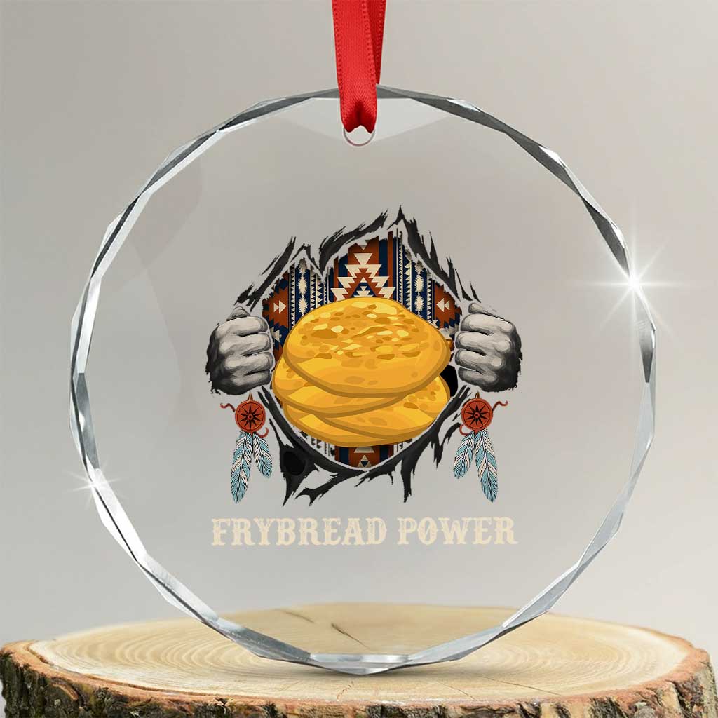 Frybread Power Crystal Glass Ornament Native American Indian Food