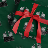 Fuck Melanoma Wrapping Paper Roll Skeleton Hand Black Ribbon Awareness