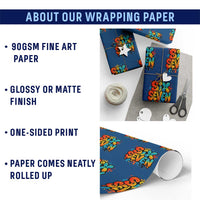 Fun Six Seven Graffiti Wrapping Paper Roll Funny 67 Meme Gen Alpha Slang Streetwear Hip Hop - Wonder Print Shop