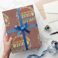Funny 18th Birthday Wrapping Paper Roll 18 Years Old Gifts Vintage 2008 Official Adult