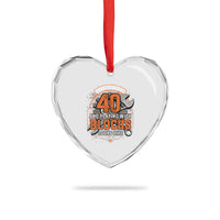 Funny 40th Birthday Mechanic Heart Crystal Glass Ornament This Is What 40 And Playing With Blocks Looks Like