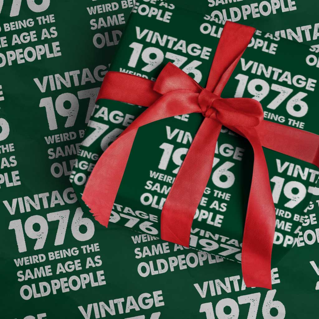 Funny 50th Birthday Wrapping Paper Roll Turning 50 Year Old Gifts Weird Being The Same Age As Old People