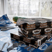 Funny 50th Birthday Wrapping Paper Roll Built 50 Years Ago All Parts Original And Most Still In Good Working Order