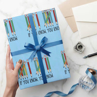 Funny 6 7 Pencil Humor Wrapping Paper Roll If You Know You Know Six Seven Joke - Wonder Print Shop