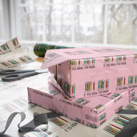 Funny 6 7 Pencil Humor Wrapping Paper Roll If You Know You Know Six Seven Joke - Wonder Print Shop