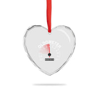 Funny 60th Birthday Heart Crystal Glass Ornament Oldometer Odometer 60 Year Old Joke
