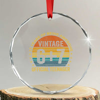 Funny 67 13th Birthday Crystal Glass Ornament Official Teenager 13 Years Of Being Awesome - Wonder Print Shop