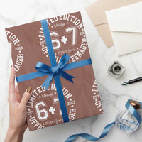 Funny 67 13th Birthday Wrapping Paper Roll Est 2013 Limited Edition Official Teenager