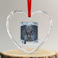 Funny 67 Alpha Wolf Heart Crystal Glass Ornament Alpha Loading 67 Savage Six Seven Gen Z Meme - Wonder Print Shop