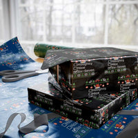 Funny 67 Christmas Checklist Wrapping Paper Roll Naughty Nice Six Seven Meme Holiday - Wonder Print Shop