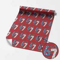 Funny 67 Hanukkah Wrapping Paper Roll Chanukah Menorah Dreidel Six Seven Meme - Wonder Print Shop