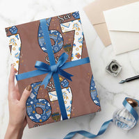 Funny 67 Hanukkah Wrapping Paper Roll Chanukah Menorah Dreidel Six Seven Meme - Wonder Print Shop
