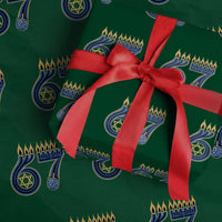 Funny 67 Hanukkah Wrapping Paper Roll Chanukah Menorah Dreidel Star Of David Six Seven Meme - Wonder Print Shop