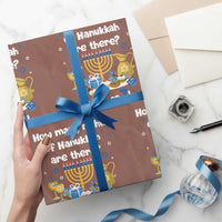 Funny 67 Hanukkah Wrapping Paper Roll How Many Nights Of Hanukkah Are There Not 6 or 7 - Wonder Print Shop