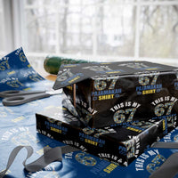 Funny 67 Hanukkah Wrapping Paper Roll This Is My 67 Pajamakah Gift - Wonder Print Shop