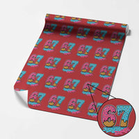 Funny 67 Ice Cream Drip Meme Six Seven Gen Alpha Slang Wrapping Paper Roll - Wonder Print Shop